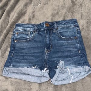 High waisted shorts